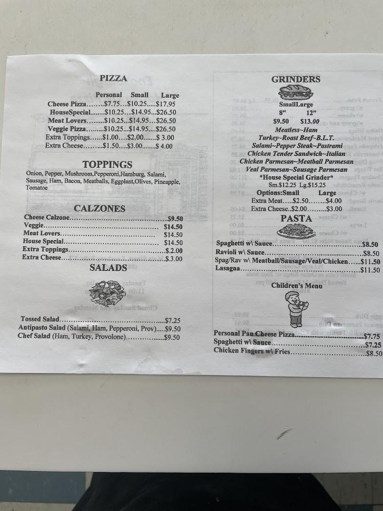 Enosburg House of Pizza Cheese Calzone